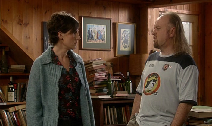 NO, FRAN, HE'S CHANGED. HE'S ON THE GEE-GEES NOW. 