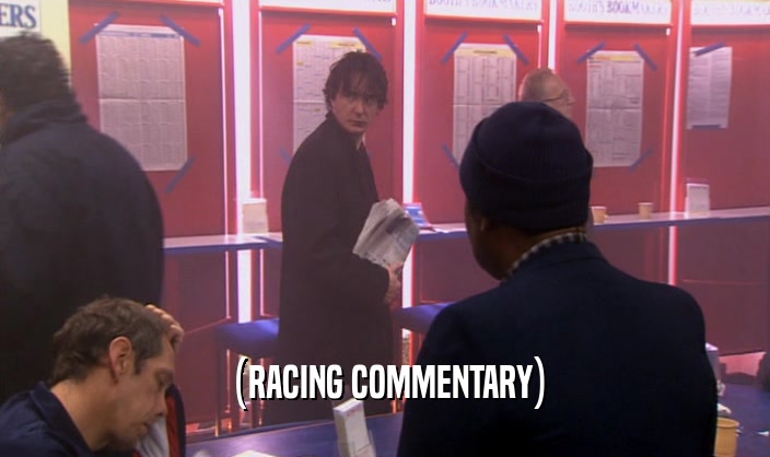 (RACING COMMENTARY)  