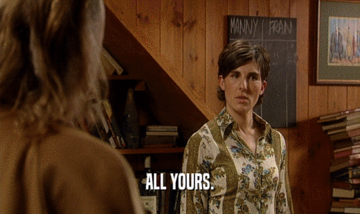 ALL YOURS.  