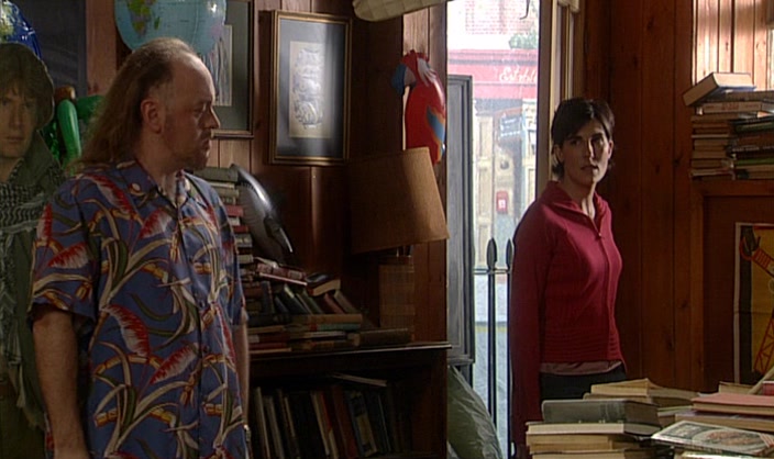 - OH. - EXPECTING SOMEONE? 