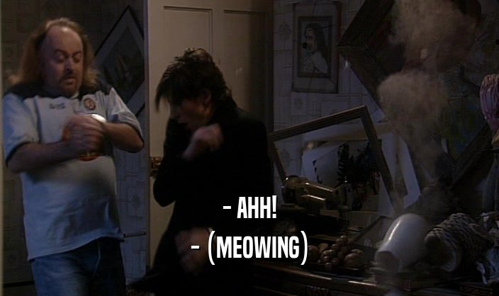 - AHH! - (MEOWING) 