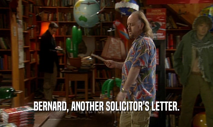 BERNARD, ANOTHER SOLICITOR'S LETTER.  