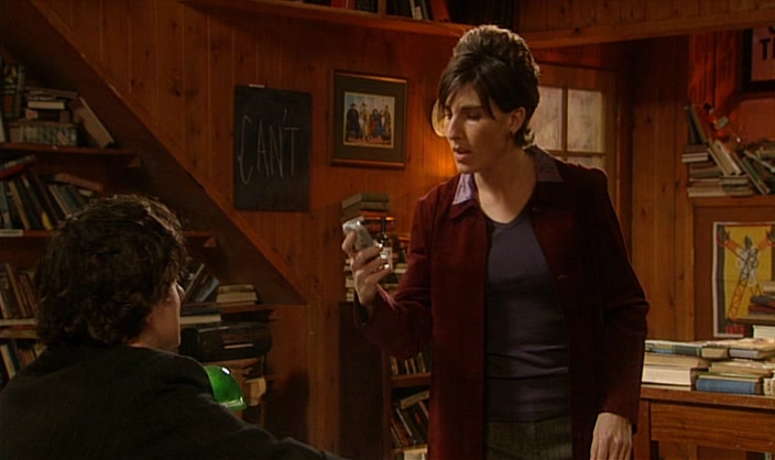 LOOK, BERNARD, LOOK AT MY NEW PHONE.  
