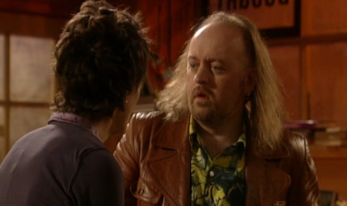BERNARD. THE ONLY WAY SHE COULD THINK OF GETTING OUT OF IT 