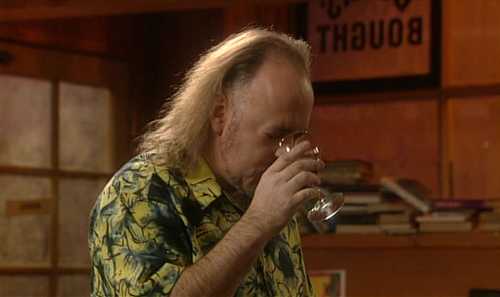 I'M GETTING RED WINE UP MY NOSE!  