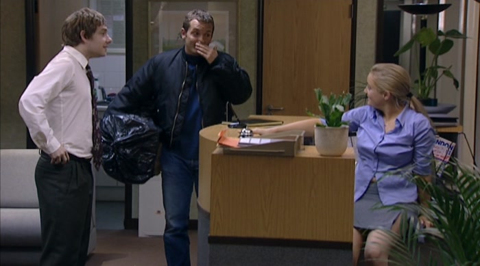 - YOU SHOULD COME. IT'LL BE A LAUGH. - NO. YOU'RE ALL RIGHT. 