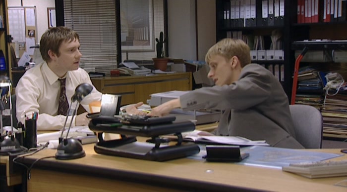 - IT WASN'T ON YOUR DESK. - IT WAS OVERLAPPING. 