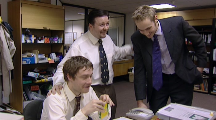 HE'S GOING TO FIT IN. WE'RE LIKE VIC AND BOB... AND AN EXTRA ONE. 