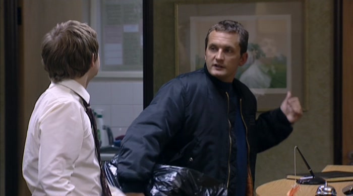 - WHAT'S IN THE BAG? - TELL HER I'LL SEE HER LATER. 