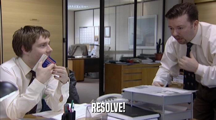 RESOLVE!  