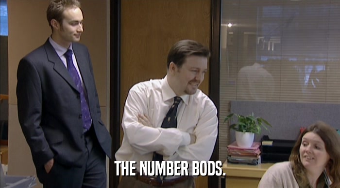 THE NUMBER BODS.  