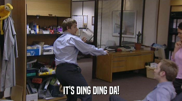 IT'S DING DING DA!  