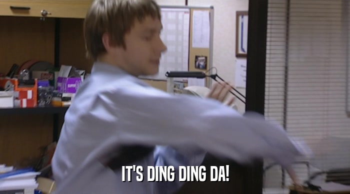 IT'S DING DING DA!  