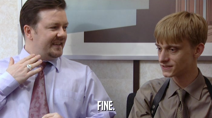 FINE.  