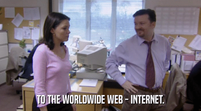 TO THE WORLDWIDE WEB - INTERNET.  