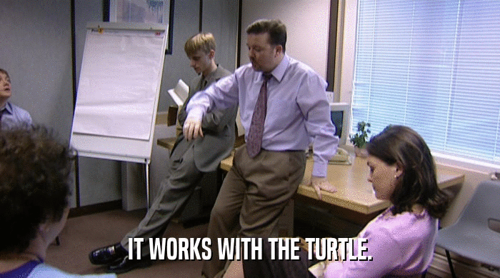 IT WORKS WITH THE TURTLE.  