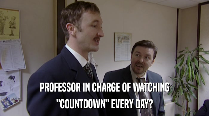PROFESSOR IN CHARGE OF WATCHING 