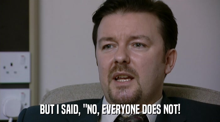 BUT I SAID, 