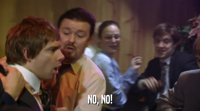 NO, NO!  