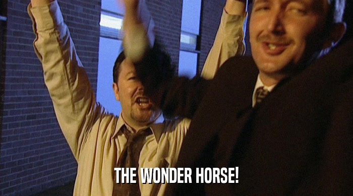 THE WONDER HORSE!  