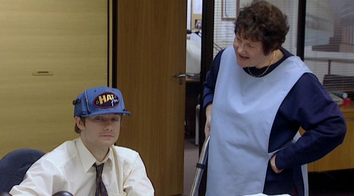 - THE HAT? - THE HAT, YES. WELL DONE. 
