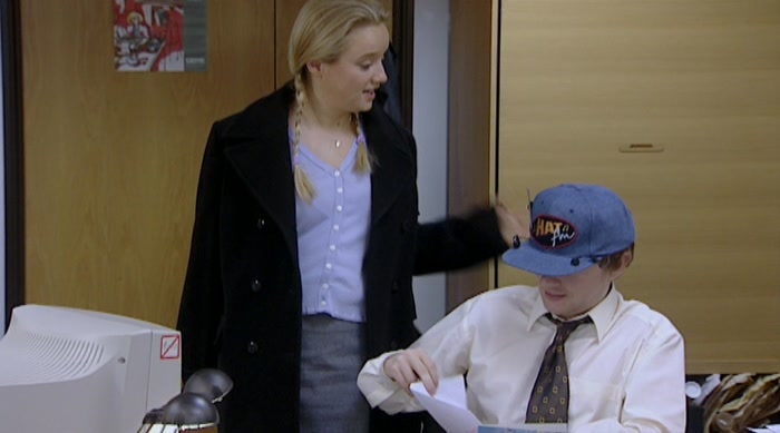 - RIGHT. - NICE HAT. 
