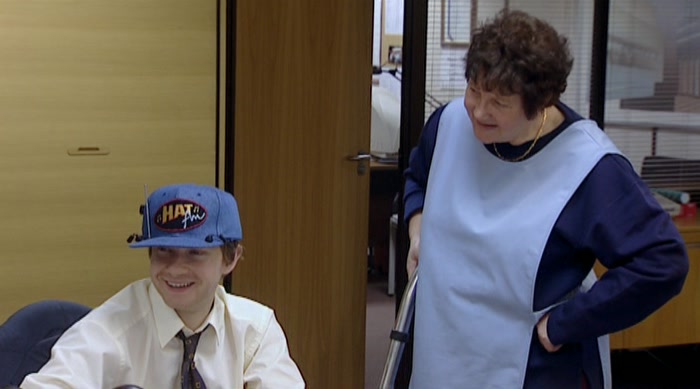 - THE HAT? - THE HAT, YES. WELL DONE. 