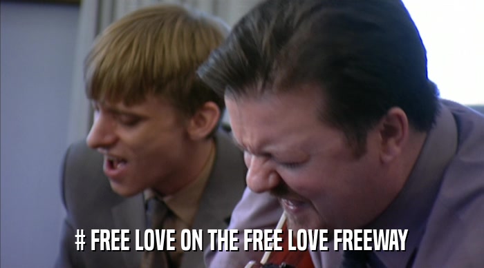# FREE LOVE ON THE FREE LOVE FREEWAY  