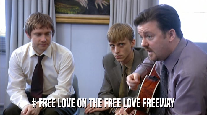 # FREE LOVE ON THE FREE LOVE FREEWAY  