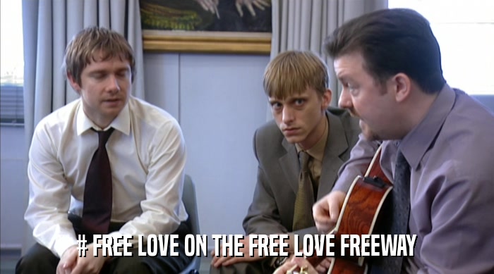 # FREE LOVE ON THE FREE LOVE FREEWAY  