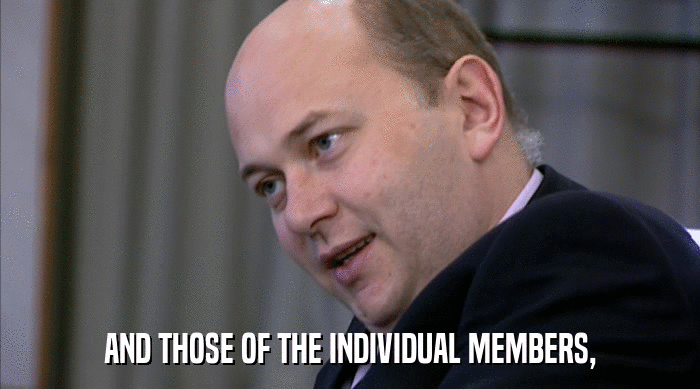 AND THOSE OF THE INDIVIDUAL MEMBERS,  