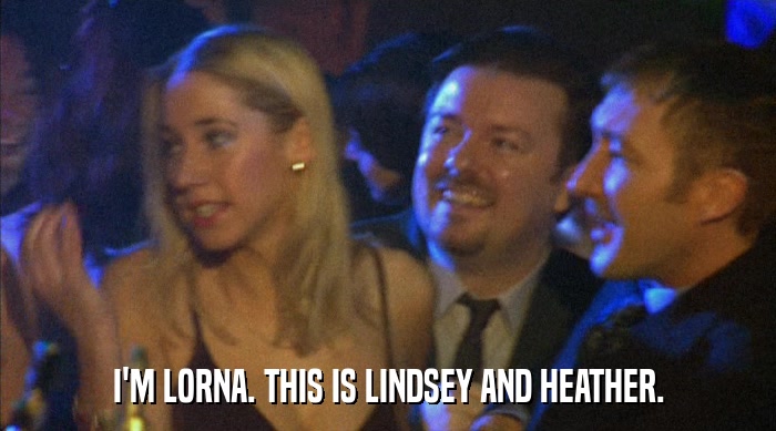 I'M LORNA. THIS IS LINDSEY AND HEATHER.  