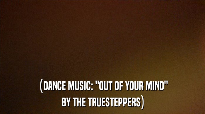 (DANCE MUSIC: 