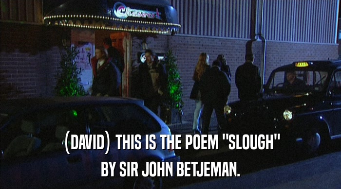 (DAVID) THIS IS THE POEM 