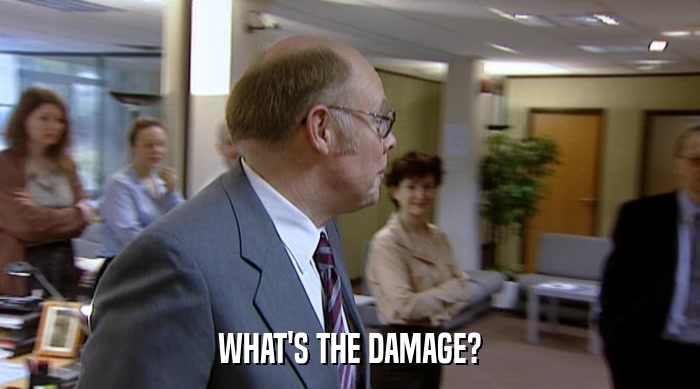 WHAT'S THE DAMAGE?  