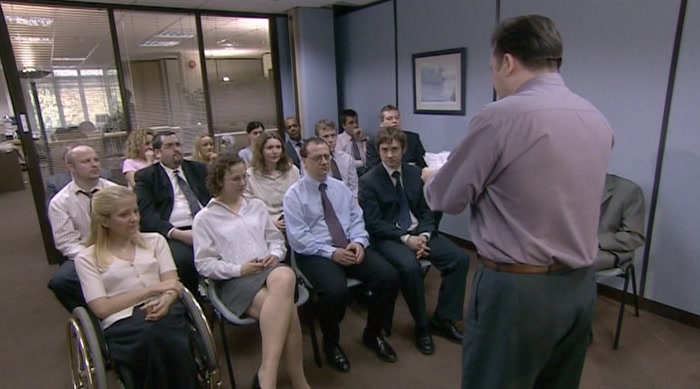 WELCOME TO SLOUGH TO THE NEW PEOPLE. MY NAME'S DAVID BRENT. 