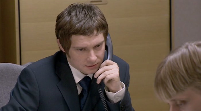 THEN WE'LL SAY NO MORE ABOUT IT. ALL RIGHT? (MOBILE PHONE RINGS) 