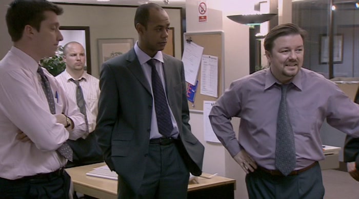 - WHAT'S HE GOT TO DO WITH IT? - HE DOESN'T MIND US LAUGHING AT HIM. 