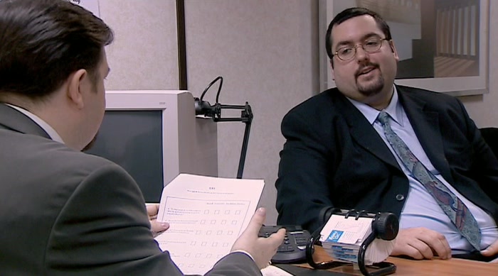 - I THOUGHT YOU FILLED THAT IN. - NO. THIS IS AIMED AT YOU. 