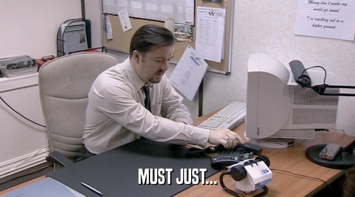 MUST JUST...  