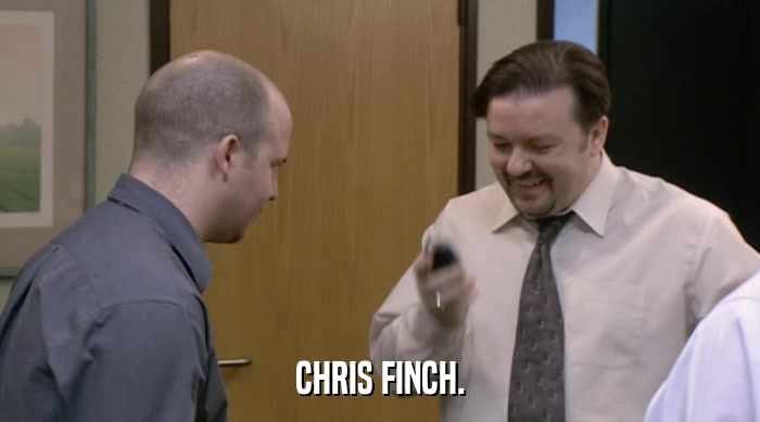 CHRIS FINCH.  