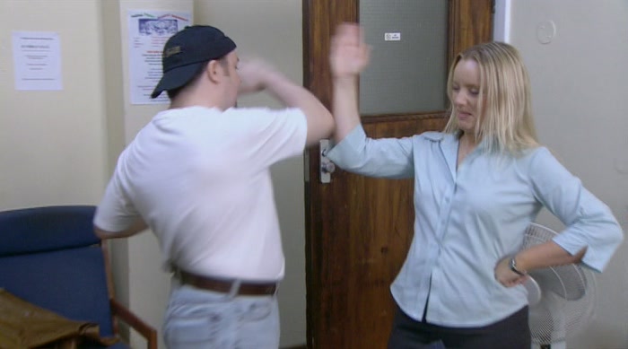I'LL LET YOU JUDGE. HIGH FIVE.  