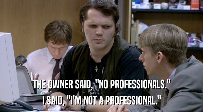 THE OWNER SAID, 