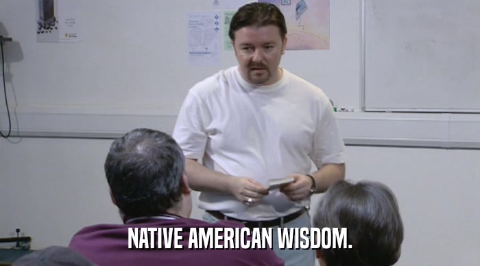 NATIVE AMERICAN WISDOM.  