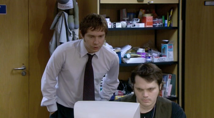 WHAT ARE YOU DOING WITH WERNHAM-HOGG'S COMPUTER? 