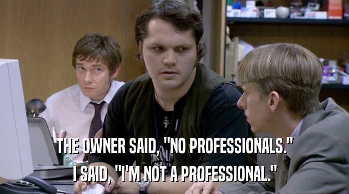 THE OWNER SAID, 