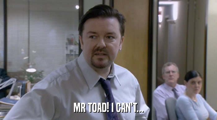 MR TOAD! I CAN'T...  