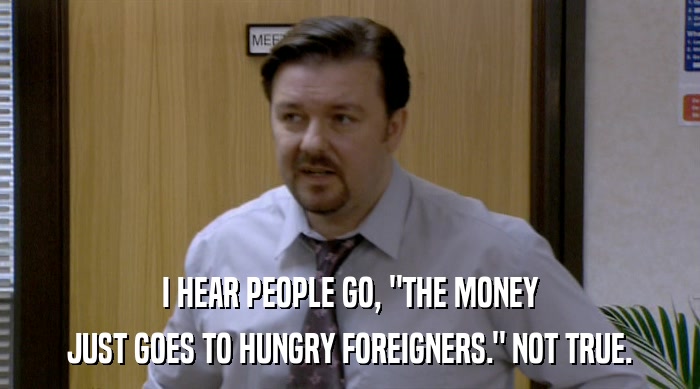 I HEAR PEOPLE GO, 
