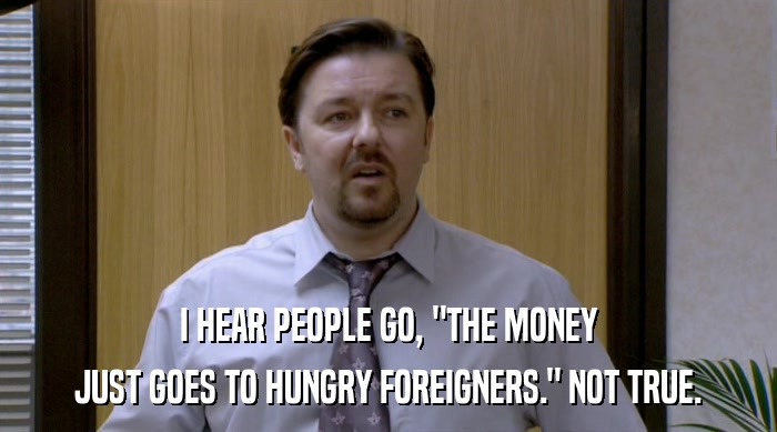 I HEAR PEOPLE GO, 
