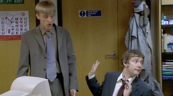 - IT'S FOR YOU WINDING ME UP.
 - HE'S STOPPED HOPPING. 